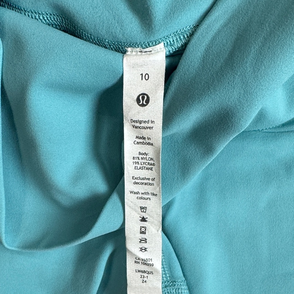 Lululemon Align High-Rise Crop 21" Tidewater Teal Size 10 - Picture 5 of 10